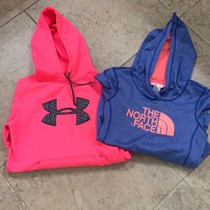 2 size small like new hoodies